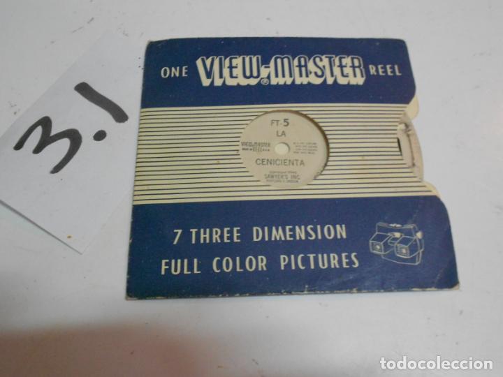 C&aacute;mara de fotos: ANTIGUO DISCO EN TRES DIMENSIONES PARA VIEW MASTER A&Ntilde;OS 50 - LA CENICIENTA