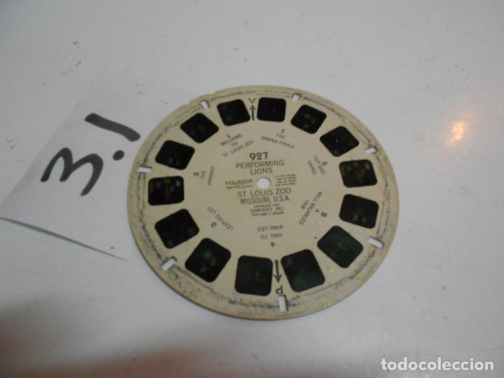 C&aacute;mara de fotos: ANTIGUO DISCO EN TRES DIMENSIONES PARA VIEW MASTER A&Ntilde;OS 50 - LEONES ZOO SAN LOUIS USA