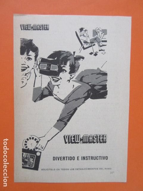 C&aacute;mara de fotos: PUBLICIDAD 1958 - EL VIEW MASTER IMAGENS EN 3 DIMENSIONES - Foto 1