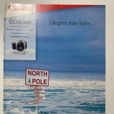 Cámara de fotos: FOLLETO CATÁLOGO PUBLICIDAD ORIGINAL DE LA MÁQUINA DE FOTOS CANON EOS 300 DE 1999