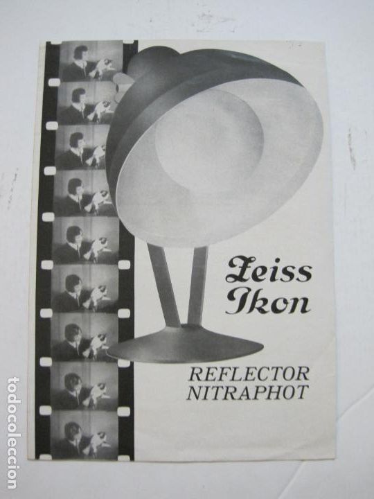 Photo camera: ZEIIS IKON-REFLECTOR NITRAPHOT-FOTOGRAFIA-CATALOGO DE PUBLICIDAD ANTIGUO-VER FOTOS-(K-342)