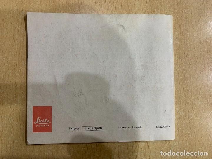 C&aacute;mara de fotos: LEICA M3 INSTRUCCIONES EN ESPA&Ntilde;OL - Foto 3