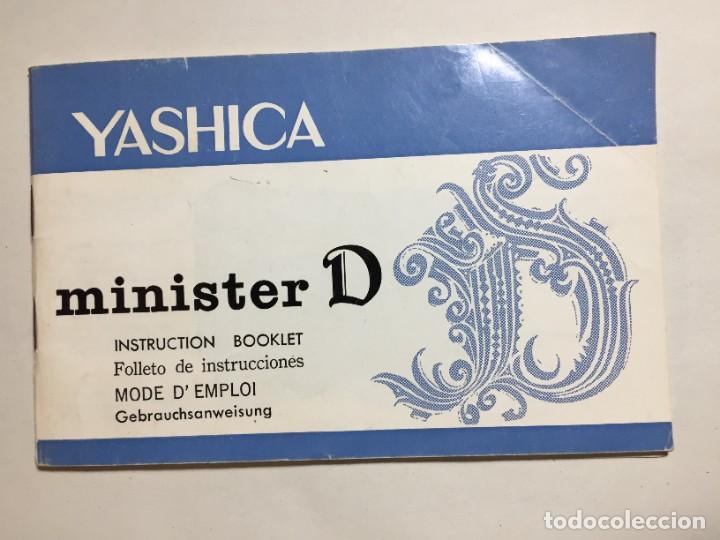 C&aacute;mara de fotos: YASHICA INSTRUCCIONES - Foto 1