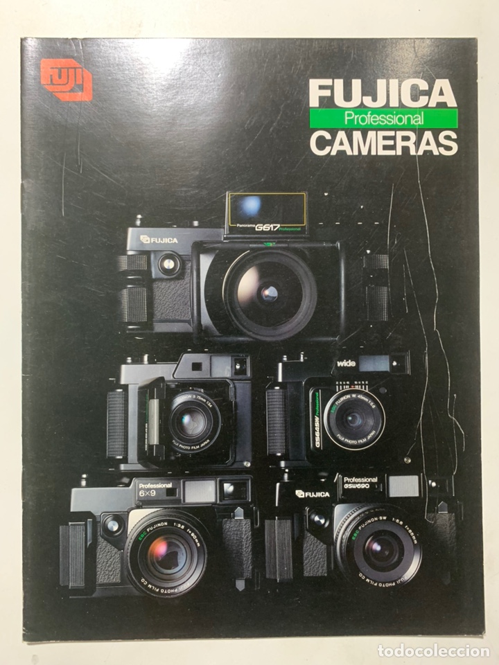 Ancien Pour Appareil Photo Notice Fuji Gsw690 Ii Pro Brochure