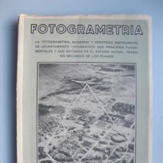 Cámara de fotos: FOTOGRAMETRÍA.- J.M. DE LA PUENTE.- INSTITUTO GEOGRÁFICO CATASTRAL. 1950. Lote 233013750