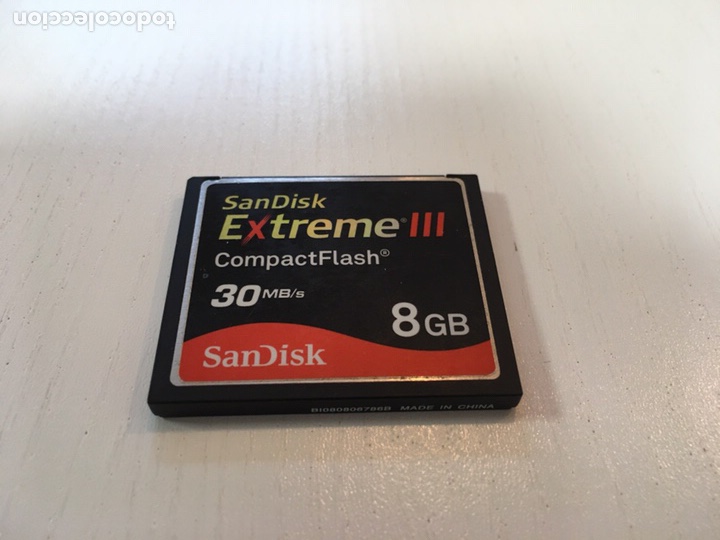 Cámara de fotos: Memoria Compact Flash 8GB - Foto 1 - 233654705