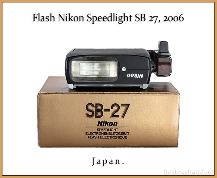 Buitenboordmotor De slaapkamer schoonmaken bevind zich flash nikon sb 27 speedlight. con aspecto de nu - Comprar Outras câmaras  fotográficas no todocoleccion
