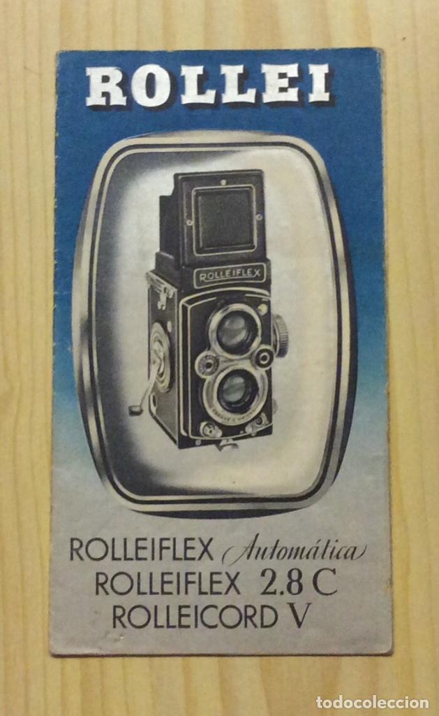 C&aacute;mara de fotos: INSTRUCCIONES ROLLEIFLEX AUTOMATICA. - Foto 1