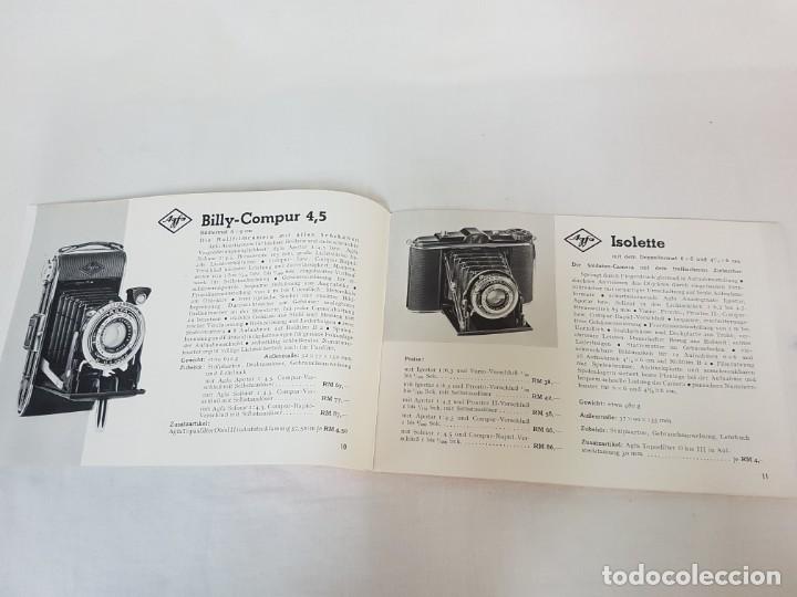 C&aacute;mara de fotos: Cat&aacute;logo Agfa. 1938. - Foto 5