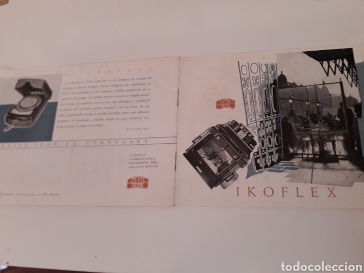 Photo camera: CATALOGO PUBLICITARIO IKOFLEX.ZEISS IKON.I a. IIa .IKOPOL.IKOBLITZ.IKOPROX.