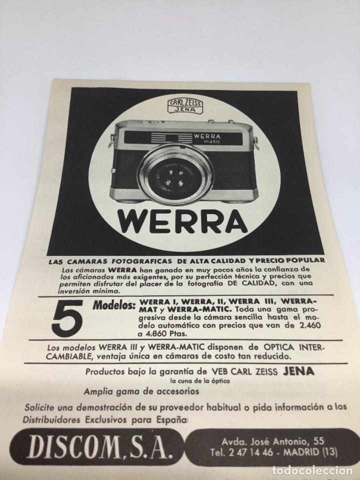 C&aacute;mara de fotos: Publicidad Carl Zeiss Werra 1966. - Foto 1