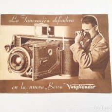 Câmaras de fotos: CATÁLOGO DE LA CÁMARA VOIGTLANDER ”BESA” CON IMÁGENES. ENVÍO GRATUITO CERTIFICADO.. Lote 287773893