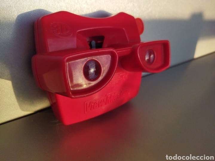 C&aacute;mara de fotos: Visor Viewmaster con ficha antigua de Montserrat