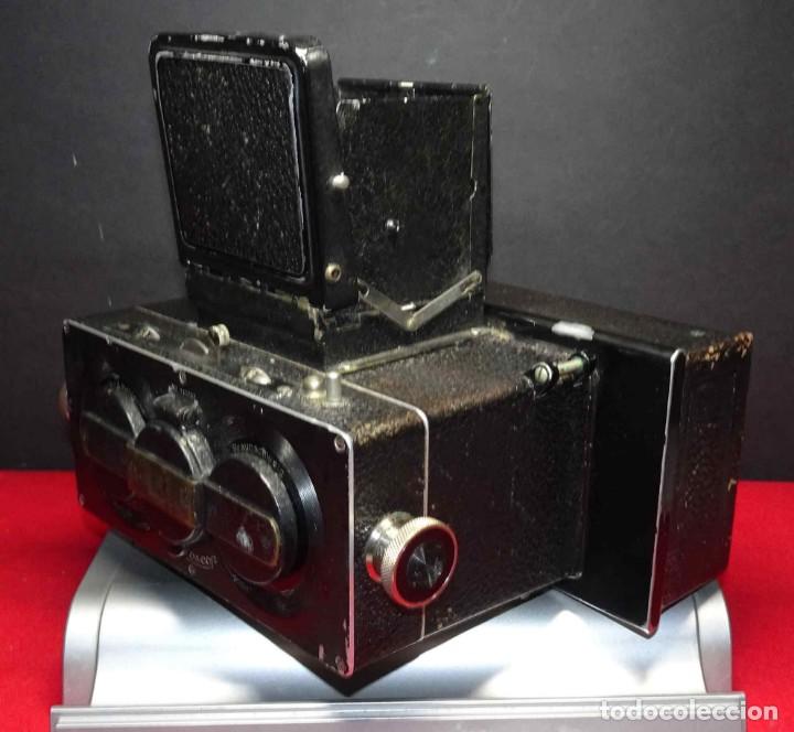 C&aacute;mara de fotos: C&aacute;mara estereoscopica ROLLEI HEIDOSCOP c1925 - Foto 3