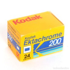 Cámara de fotos: KODAK EKTACHROME 200 ISO 24 EXP. - DIAPOSITIVAS - CAD. 1991 - PRECINTADO