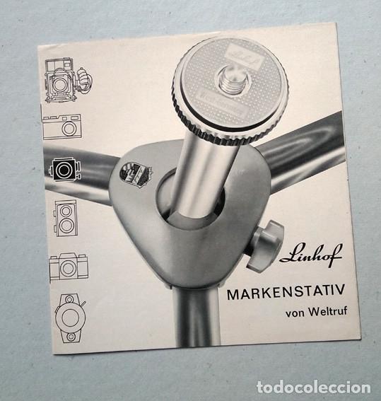 C&aacute;mara de fotos: Linhof stativ &ndash; tr&iacute;podes. Cat&aacute;logo 1972 - Foto 1