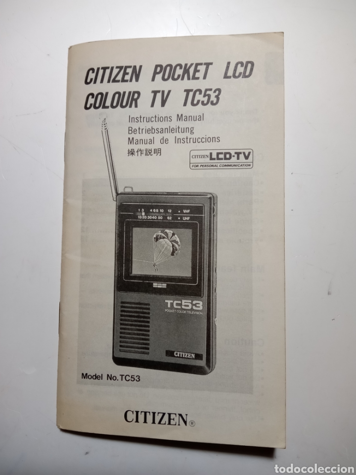 C&aacute;mara de fotos: Citizen TV. Instrucciones