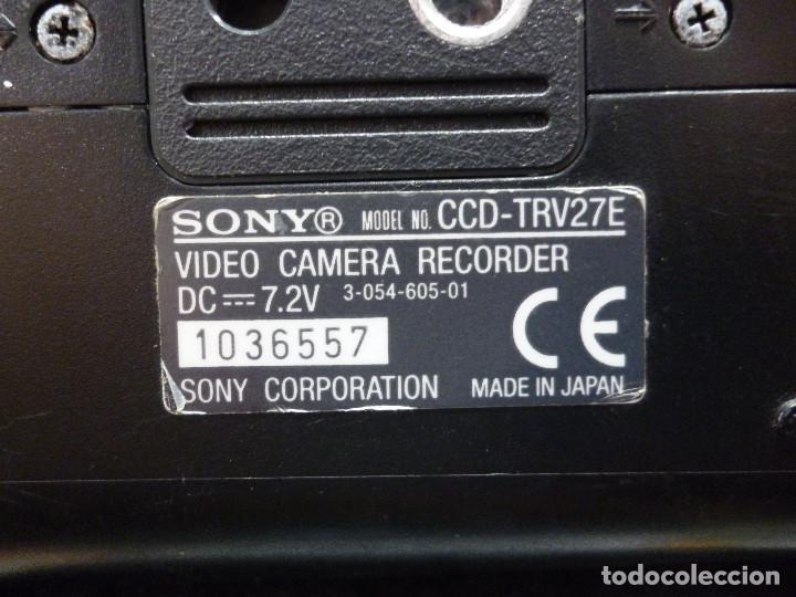 C&aacute;mara de fotos: CAMARA DE VIDEO SONY CCD-TRV27E - Foto 8