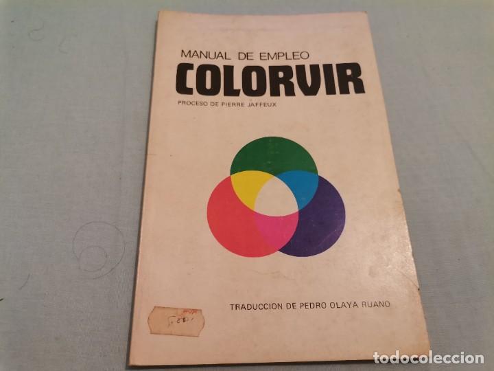 Photo camera: MANUAL DE EMPLEO COLORVIR PROCESO DE PIERRE JAFFEUX PALMA DE MALLORCA 1979