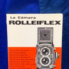 Cámara de fotos: MANUAL LA CAMARA ROLLEIFLEX 5ª EDICION OMEGA FOTO BIBLIOTECA 1966 16X12CMS. Lote 327162963