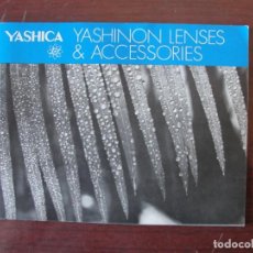 Cámara de fotos: CATALOGO YASHICA YASHINON LENSES & ACCESSORIES MADE IN JAPAN