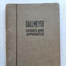 Cámara de fotos: DALLMEYER LENSES Y APPARATUS 1928. Lote 363969686