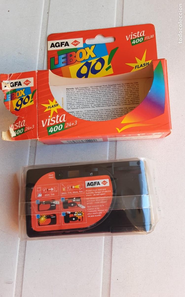 C&aacute;mara de fotos: CAMARA AGFA LeBOX GO. De usar y tirar - Foto 4