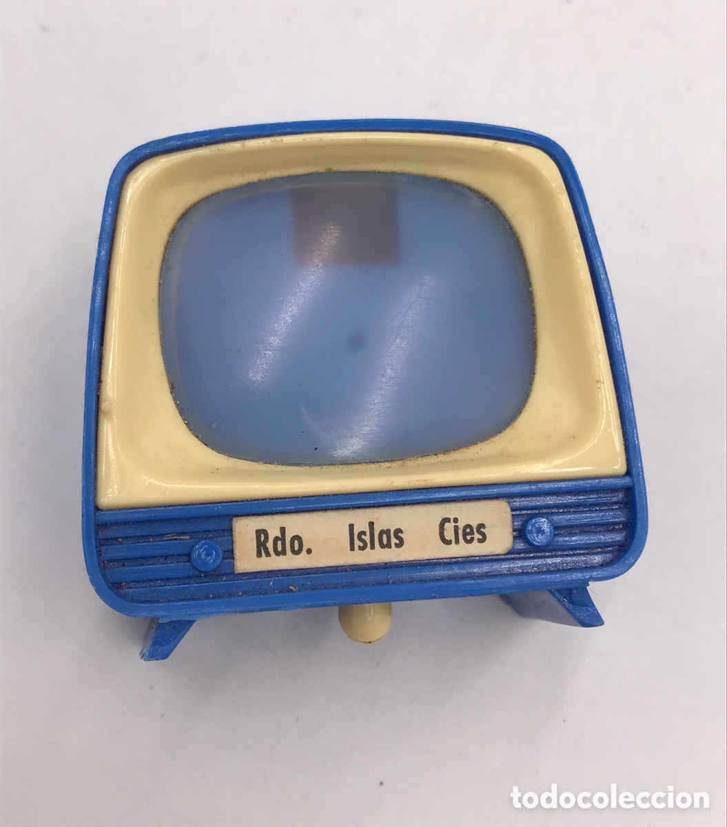 C&aacute;mara de fotos: Antiguo visor estereosc&oacute;pico. Televisor miniatura recuerdo islas c&iacute;es Galicia. Vintage a&ntilde;os 60