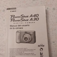 Cámara de fotos: MANUAL ESPAÑOL CANON POWER SHOT A 40 / A 30