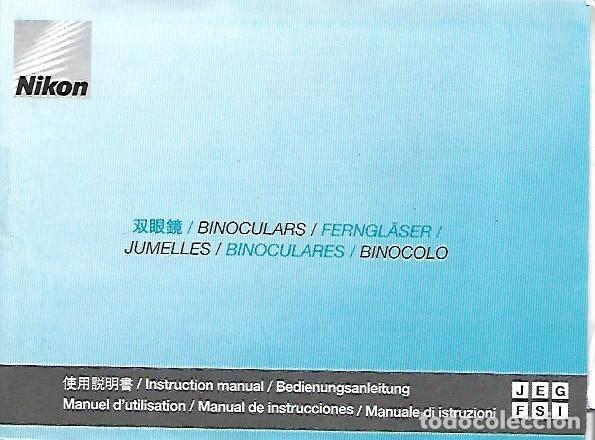 C&aacute;mara de fotos: MANUAL DE INSTRUCCIONES BINOCULARES NIKON - Foto 2