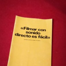 Cámara de fotos: BOLEX - FILMAR CON SONIDO DIRECTO ES FACIL -1977