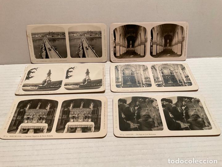 C&aacute;mara de fotos: LOTE DE 12 POSTALES STEREOSCOPICAS ESPA&Ntilde;OLAS - Foto 2