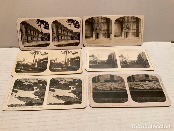 C&aacute;mara de fotos: LOTE DE 12 POSTALES STEREOSCOPICAS ESPA&Ntilde;OLAS - Foto 1