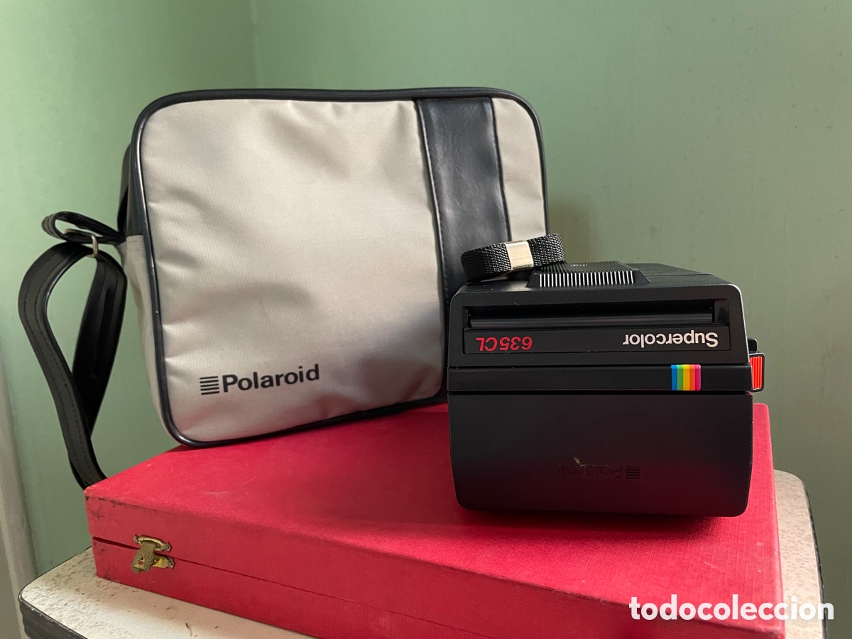 C&aacute;mara de fotos: C&aacute;mara Polaroid con su bolsa original. - Foto 6