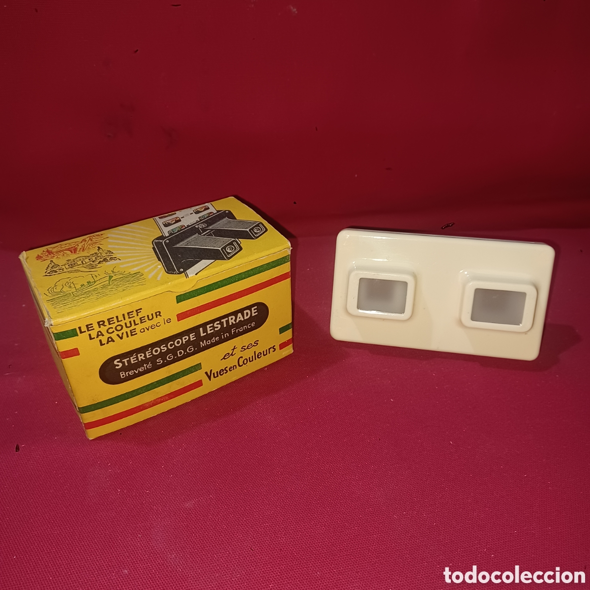C&aacute;mara de fotos: Stereoscope Lestrade Simplex estereoscopio como nuevo - Foto 1