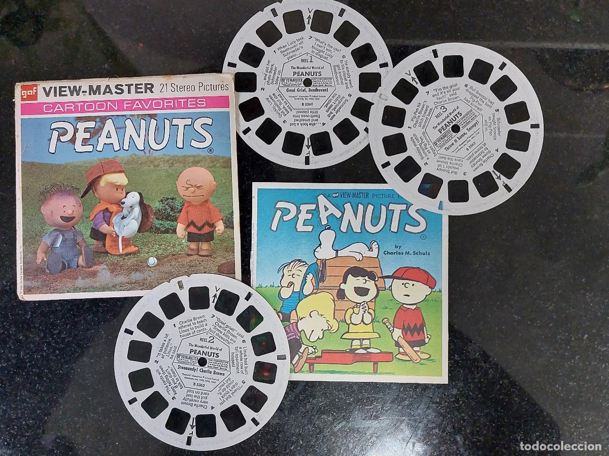 C&aacute;mara de fotos: PELICULA PARA VIEW MASTER A&Ntilde;OS 60 GAF PEANUTS - Foto 1