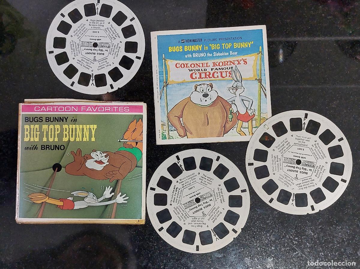 C&aacute;mara de fotos: PELICULA PARA VIEW MASTER A&Ntilde;OS 60 GAF BIG TOP BUNNY