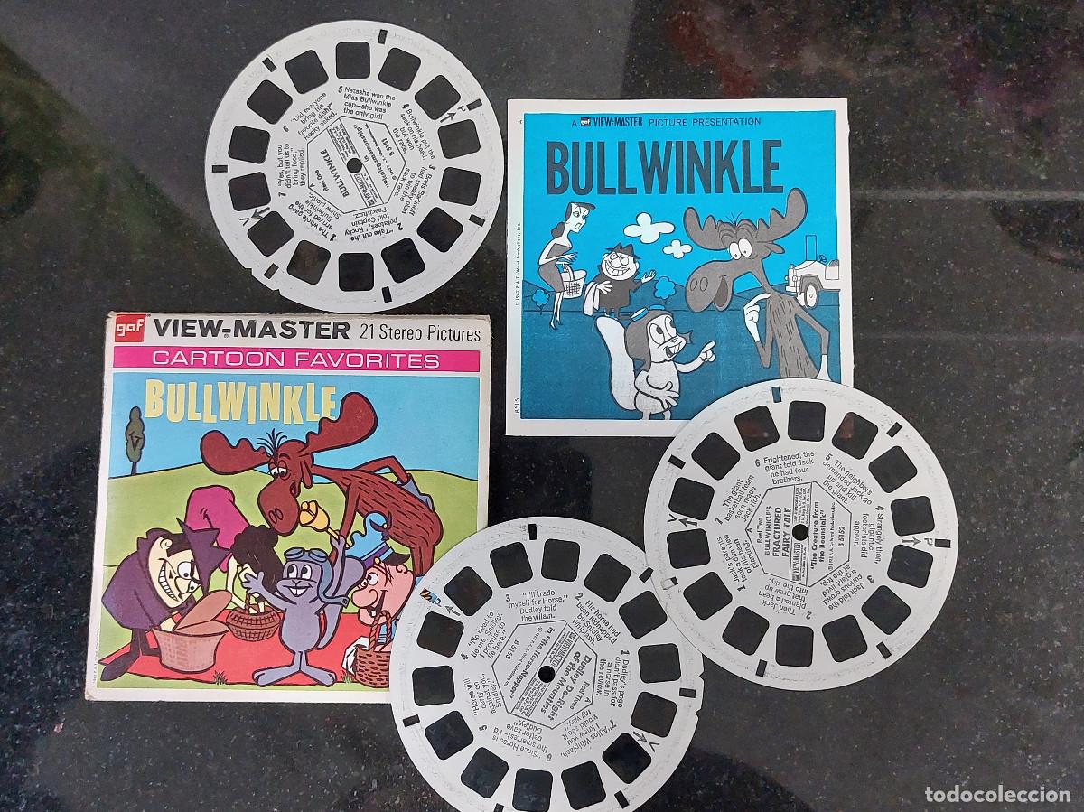 C&aacute;mara de fotos: PELICULA PARA VIEW MASTER A&Ntilde;OS 60 GAF BULLWINKLE