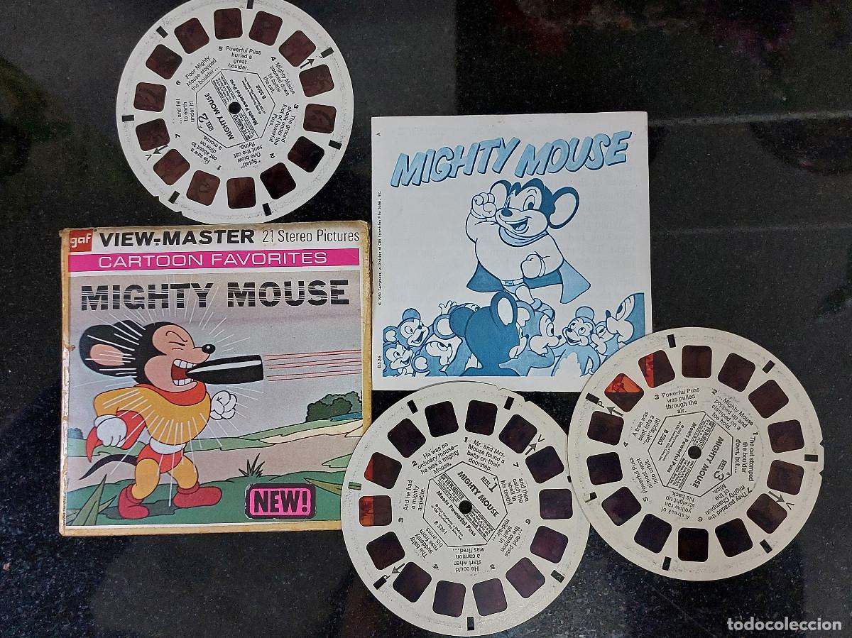 C&aacute;mara de fotos: PELICULA PARA VIEW MASTER A&Ntilde;OS 60 GAF MIGHTY MOUSE