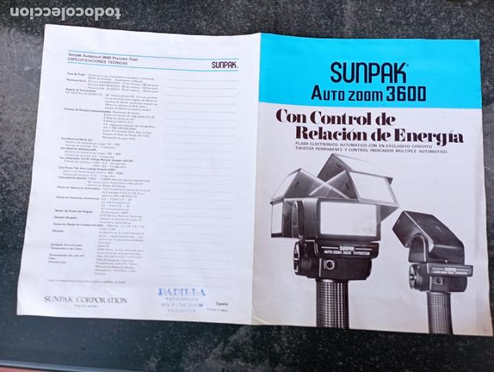 C&aacute;mara de fotos: PUBLICIDAD SUNPAK. - Foto 1