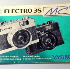 Fotocamere: MANUAL INSTRUCCIONES YASHICA ELECTRO 35 MC