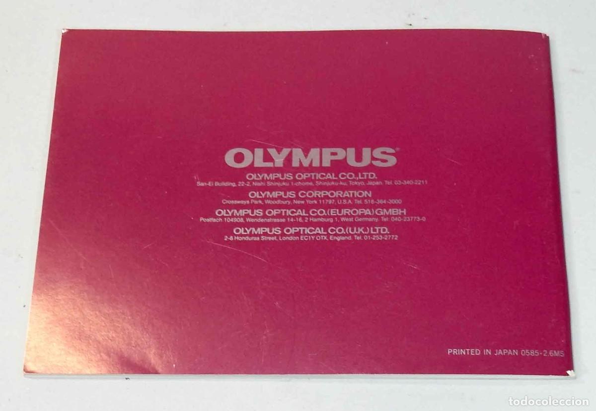 C&aacute;mara de fotos: Manual instrucciones OLYMPUS OM 20 - Foto 4