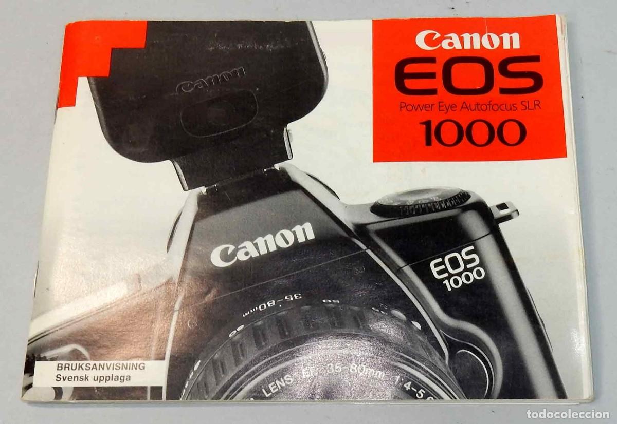 C&aacute;mara de fotos: Manual instrucciones CANON Eos 1000 - Foto 1