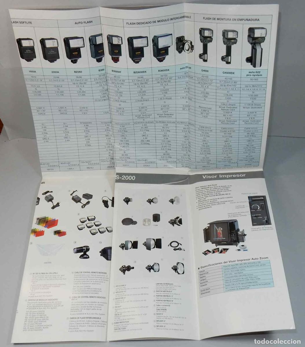C&aacute;mara de fotos: Catalogo SUNPAK - C 1990 - nuevo - Foto 3