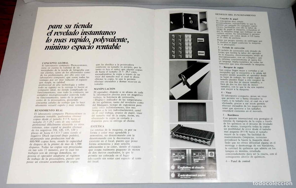 C&aacute;mara de fotos: Folleto Photo systemes - c 1990 - Foto 2