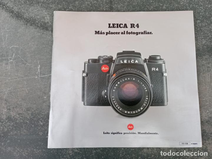 C&aacute;mara de fotos: PUBLICIDAD LEICA R4. - Foto 1