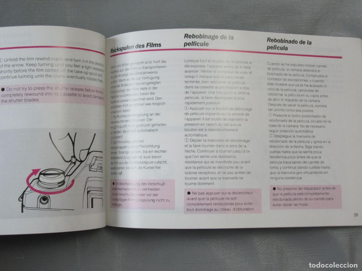 C&aacute;mara de fotos: Instrucciones de la c&aacute;mara Yashica 107 Multiprogram. Kyocera. - Foto 3