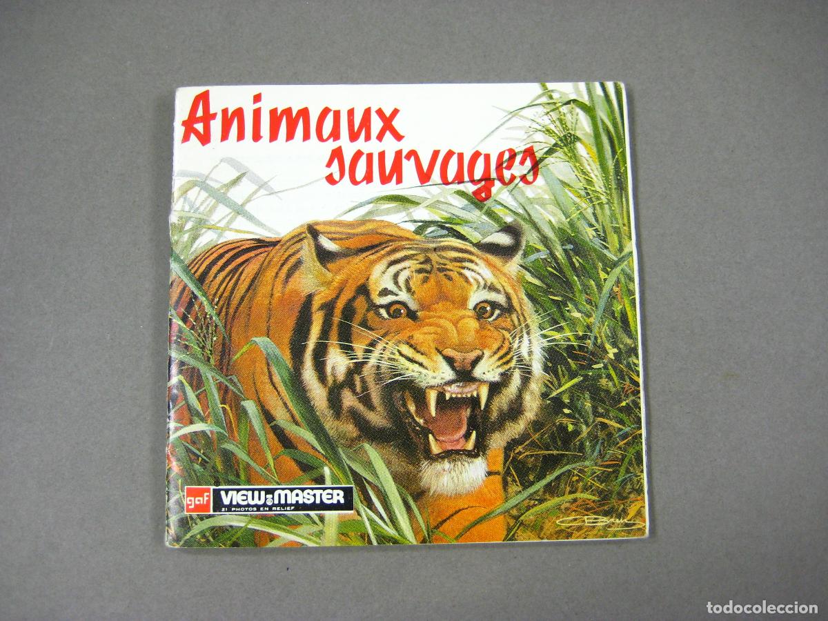 Fotocamere: VISTAS VISOR ESTEREOSC&Oacute;PICO VIEW-MASTER. ANIMAUX SAUVAGES. ANIMALES SALVAJES
