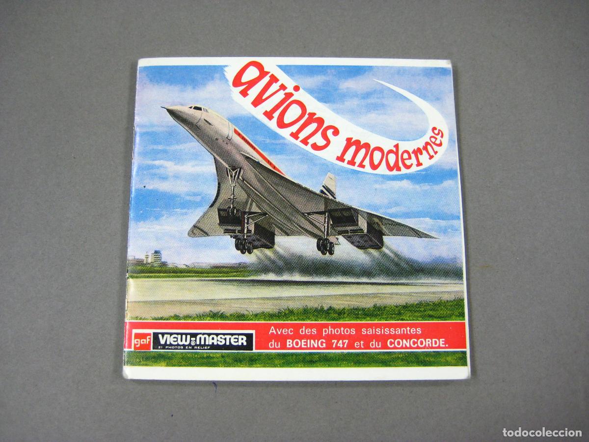 Fotocamere: VISTAS DEL VISOR ESTEREOSC&Oacute;PICO VIEW-MASTER. AVIONS MODERNES. 21 STEREO PICTURES. AVIONES MODERNOS