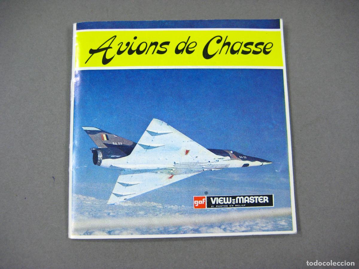 Fotocamere: VISTAS DEL VISOR ESTEREOSC&Oacute;PICO VIEW-MASTER. AVIONS DE CHASSE. 21 STEREO PICTURES. AVIONES DE CAZA